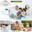 Nordic Hollow Out LED Ceiling Light 3 Speeds Adjustable Remote Control Fan for Living Room Bedroom - White - 4