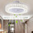 Nordic Hollow Out LED Ceiling Light 3 Speeds Adjustable Remote Control Fan for Living Room Bedroom - White - 6