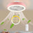 Modern LED Ceiling Light for Living Room Dining Room 3 Speeds Adjustable Ultra Thin Fan with Remote Control - Black - 4