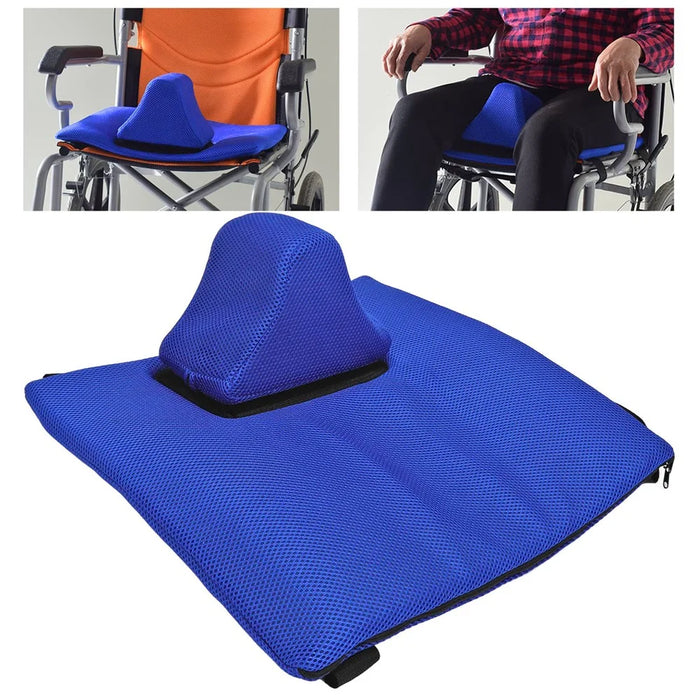 Elderly Wheelchair Cushion Limiter Adjustable Elastic Support Seat Pad for Paralysis Patients - 1