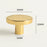 Size L Brass French Cabinet Pull 6134 Hammered Texture Wardrobe Handle Drawer Knob Single Hole, 30 x 20mm - Gold - 6