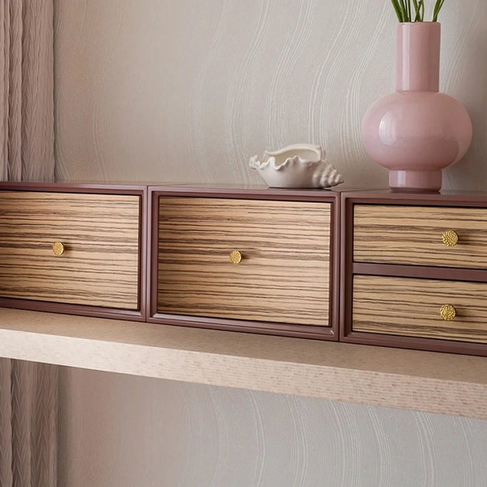Size M Brass French Cabinet Pull 6134 Hammered Texture Wardrobe Handle Drawer Knob Single Hole, 25 x 20mm - Gold - 3