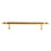Brass French Cabinet Handles 160mm Hole Centers 6168 Hammered Texture Pulls for Wardrobe, Drawer - Gold - 1