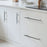 Brass French Cabinet Handles 160mm Hole Centers 6168 Hammered Texture Pulls for Wardrobe, Drawer - Gold - 4