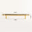 Brass French Cabinet Handles 160mm Hole Centers 6168 Hammered Texture Pulls for Wardrobe, Drawer - Gold - 5