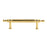 Brass French Cabinet Handles 96mm Hole Centers 6169 Hammered Texture Pulls for Wardrobe Drawer - Gold - 1