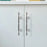 Brass French Cabinet Handles 96mm Hole Centers 6169 Hammered Texture Pulls for Wardrobe Drawer - Gold - 7