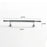 Brass French Cabinet Handles 9074 Hammered Textured 128mm Hole Centers Wardrobe Drawer Pulls - Bright Chrome - 4