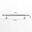 Brass French Cabinet Handles 9074 Hammered Textured 160mm Hole Center Wardrobe Drawer Pulls - Bright Chrome - 4