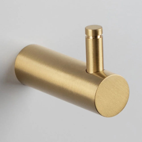 YG-003 Brushed Brass Wall Mounted Hook 20 x 60mm Coat Hangers for Hallway Bedroom Bathroom - Bronze - 1