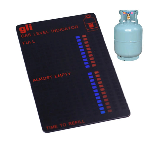GAS-001 Propane Butane LPG Fuel Gas Tank Level Indicator Magnetic Gauge Caravan Bottle Temperature Measuring Stick - 1