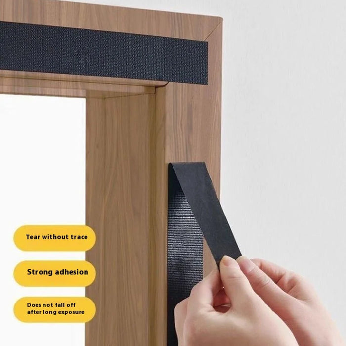 80 x 210cm Anti Mosquito Door Curtain Magnetic Automatic Closing Breathable Mesh Door Screen - Black - 7