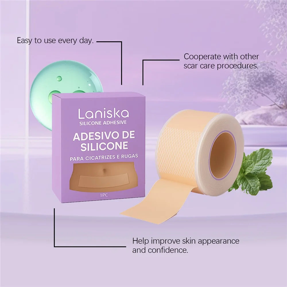 LANISKA 4 x 150cm Scar Removal Sheets Scar Care Patch Silicone Tape Skin Repair Adhesive, LA-B07-0064-01 - 5