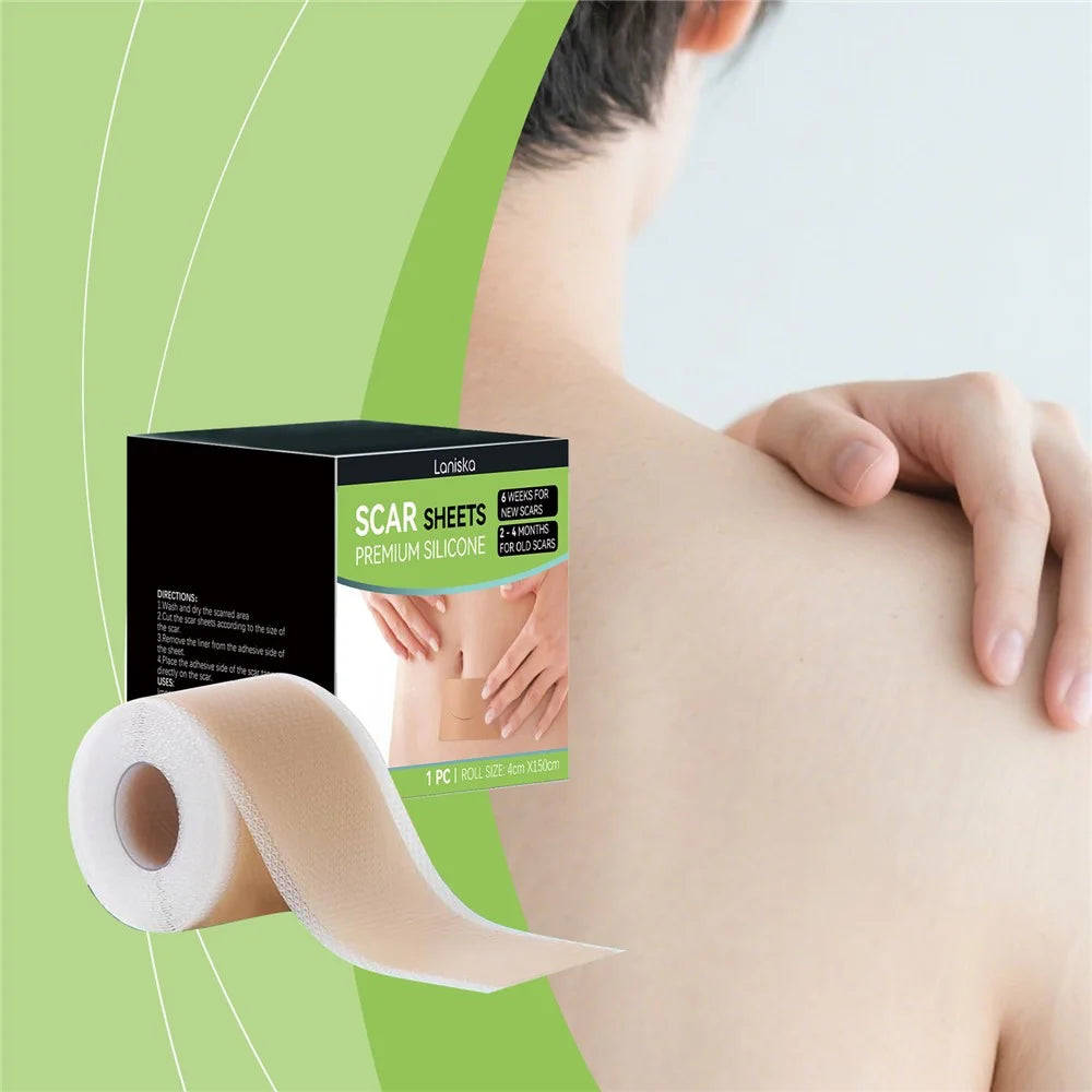 LANISKA Ultra Thin Silicone Skin Care Patch for Scar Treatment Breathable Scar Removal Sheets, LA-A06-0036-01 - 2