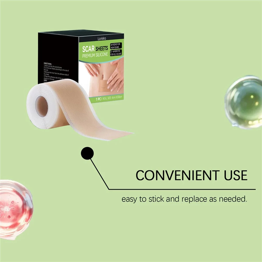 LANISKA Ultra Thin Silicone Skin Care Patch for Scar Treatment Breathable Scar Removal Sheets, LA-A06-0036-01 - 4