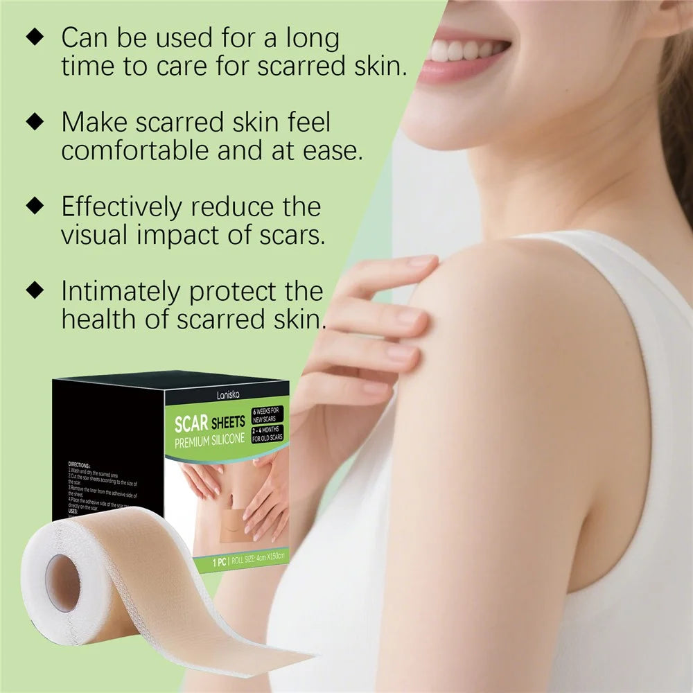 LANISKA Ultra Thin Silicone Skin Care Patch for Scar Treatment Breathable Scar Removal Sheets, LA-A06-0036-01 - 6