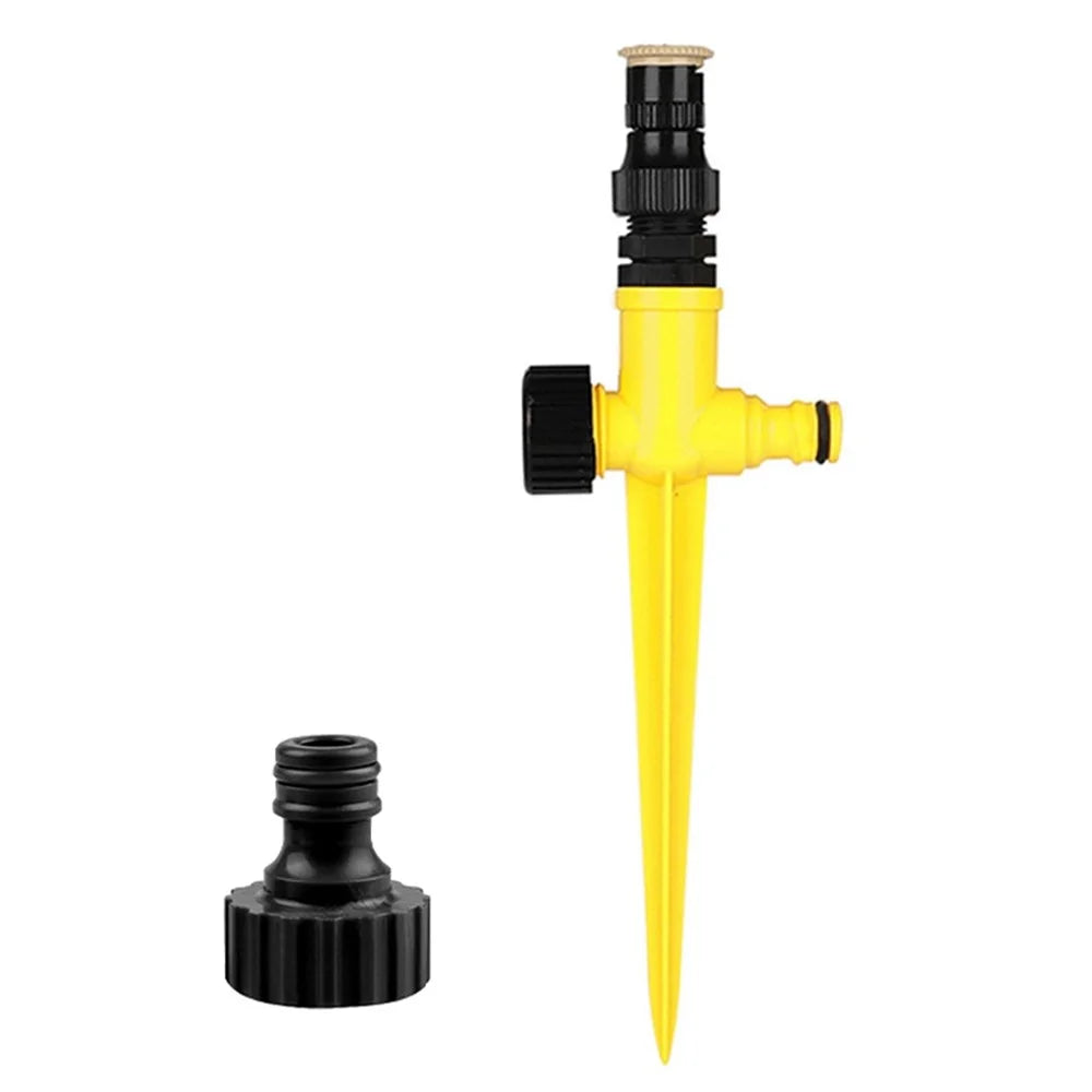 360-Degree Rotation Auto Irrigation System Garden Lawn Sprinkler Angle Adjustable Spraying Tool for Ground Plants, Grassland - 1