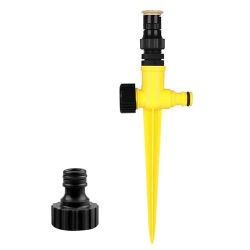 360-Degree Rotation Auto Irrigation System Garden Lawn Sprinkler Angle Adjustable Spraying Tool for Ground Plants, Grassland - 1