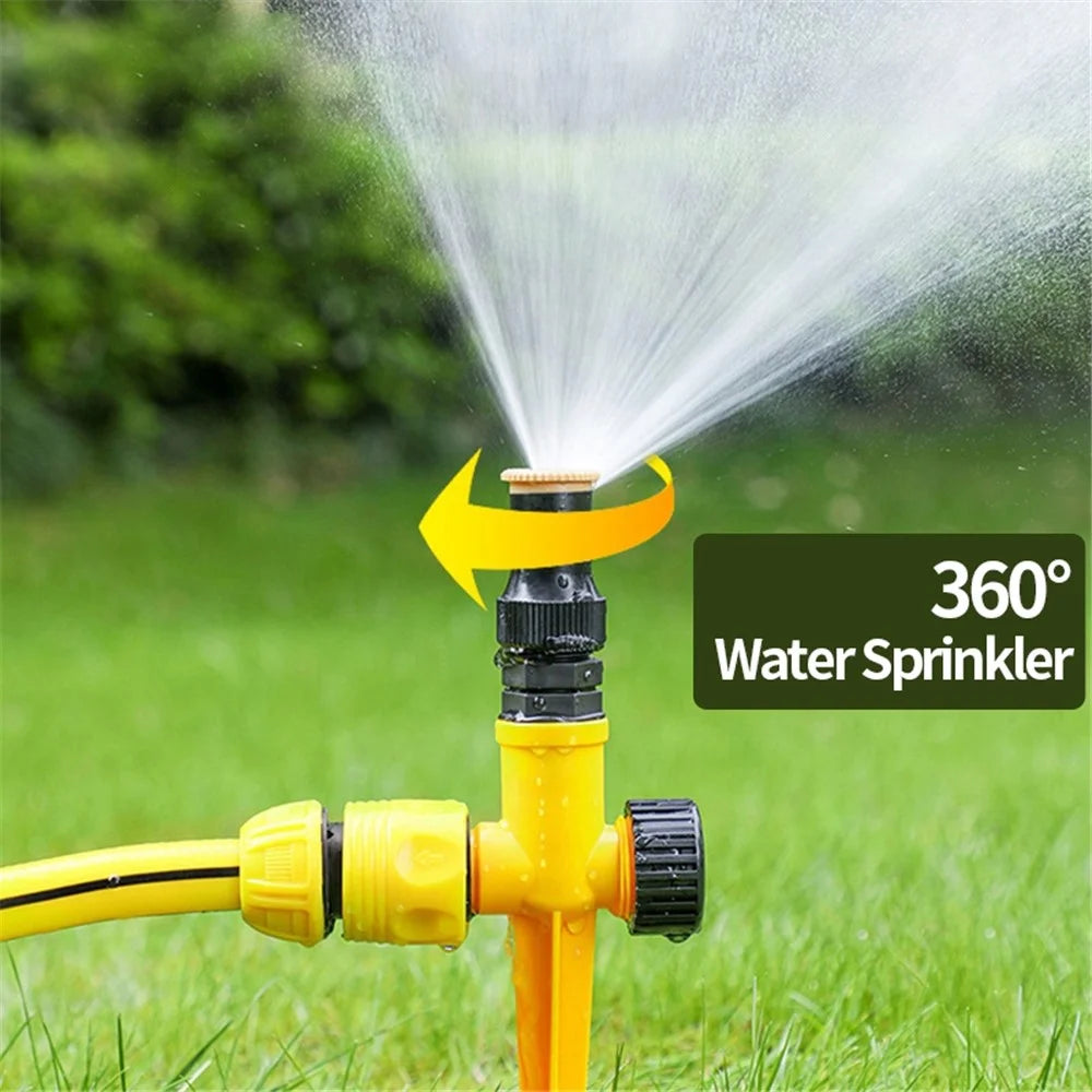 360-Degree Rotation Auto Irrigation System Garden Lawn Sprinkler Angle Adjustable Spraying Tool for Ground Plants, Grassland - 3