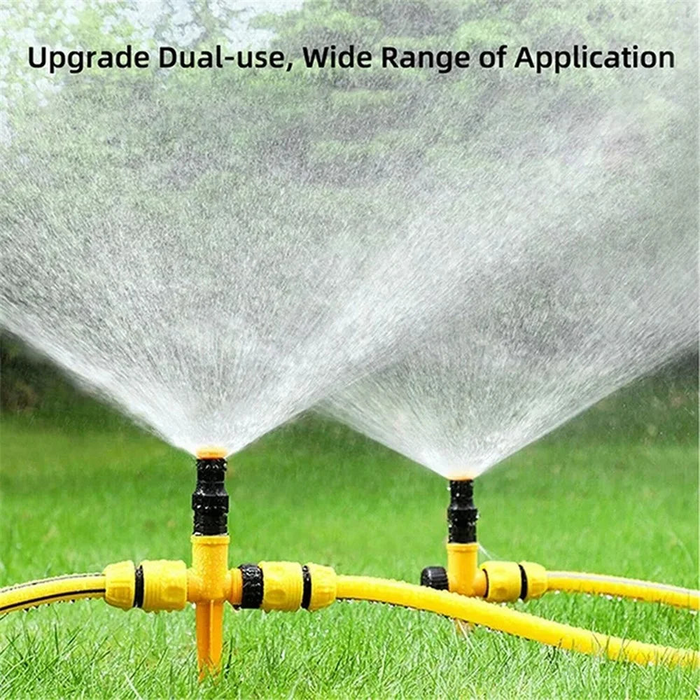 360-Degree Rotation Auto Irrigation System Garden Lawn Sprinkler Angle Adjustable Spraying Tool for Ground Plants, Grassland - 4