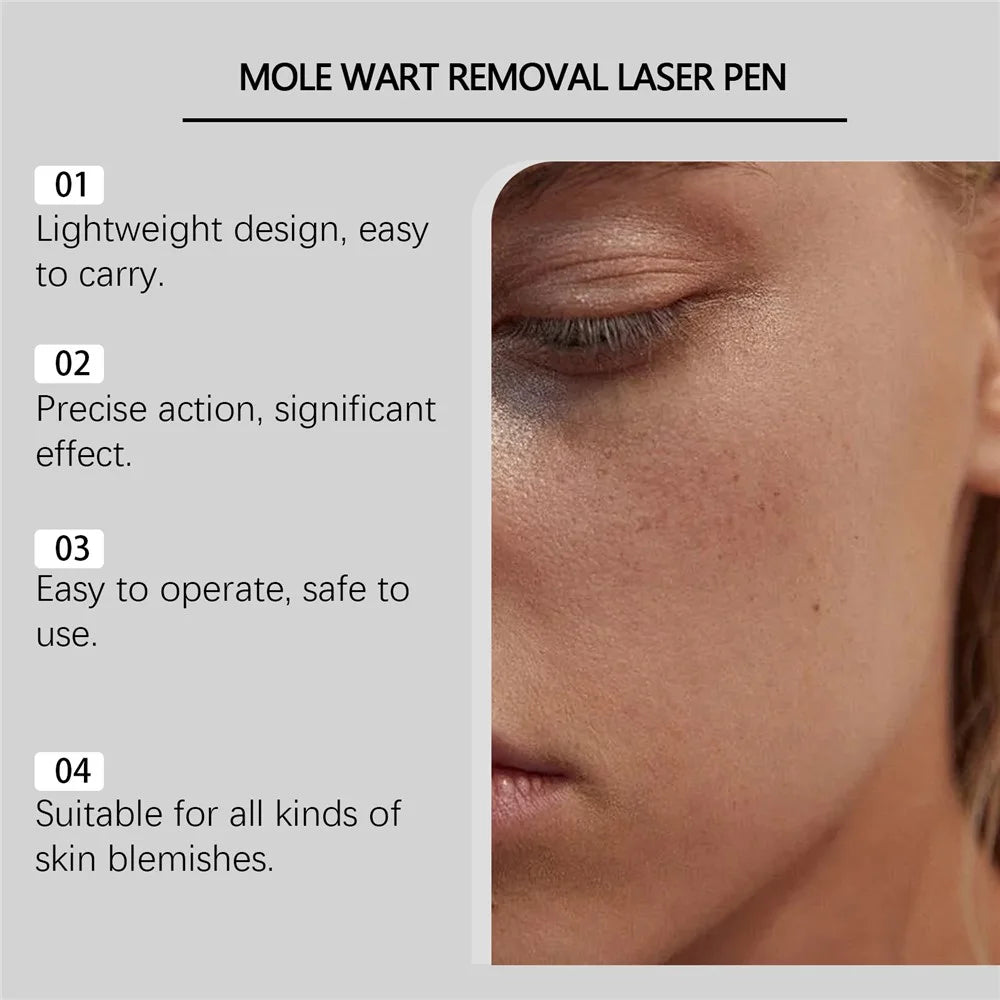VORVITA Portable Anti Freckle Skin Care Pen Handheld Mole Wart Removal Laser Pen, VO-A08-0002-01 - 5