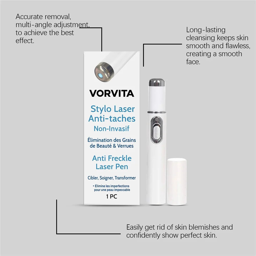 VORVITA Portable Anti Freckle Skin Care Pen Handheld Mole Wart Removal Laser Pen, VO-A08-0002-01 - 6