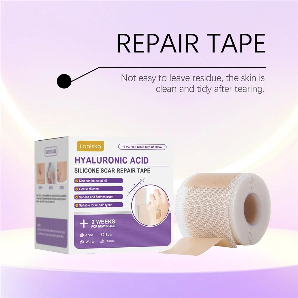 LANISKA Silicone Scar Repair Tape Hyaluronic Acid Adhesive Scar Treatment Patch, LA-B07-0063-01 - 5