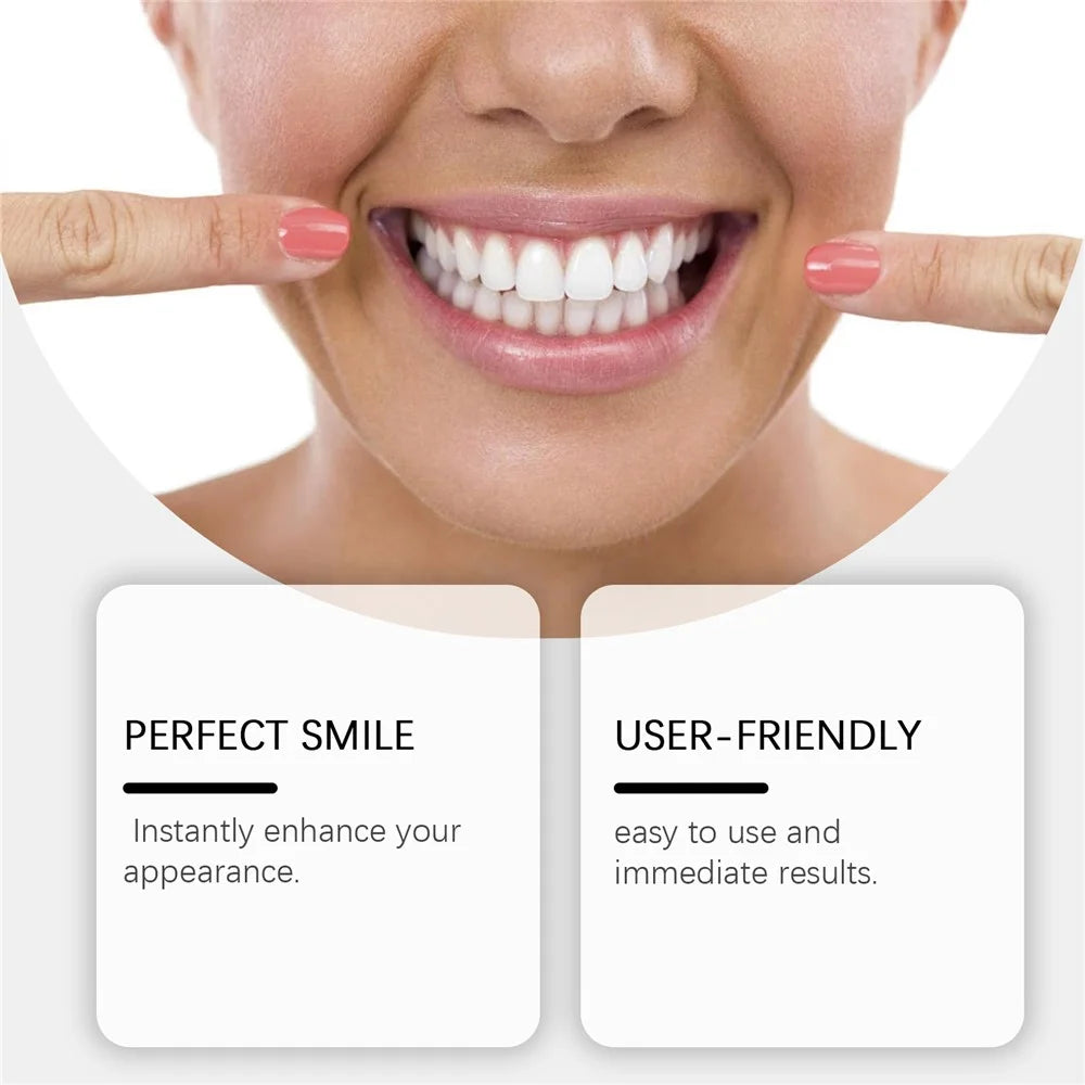 ORALHOE OR-A04-0430-01 Denture Cosmetic Kit Upper / Lower False Teeth for DIY Smile Transformation - 4