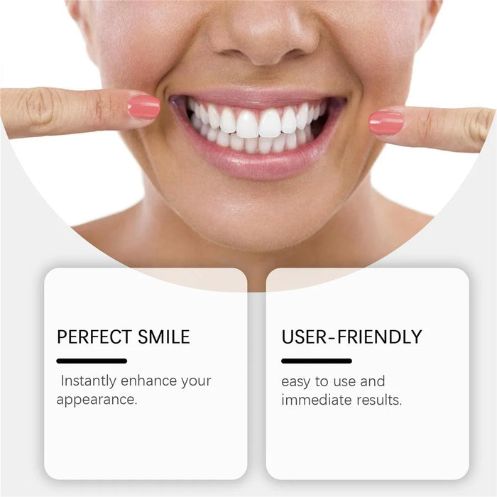 ORALHOE OR-A04-0430-01 Denture Cosmetic Kit Upper / Lower False Teeth for DIY Smile Transformation - 4