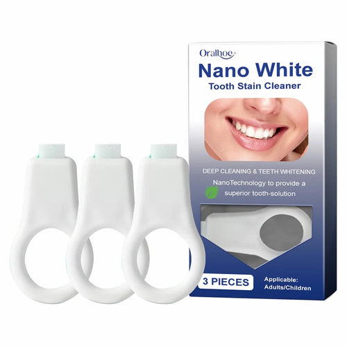 ORALHOE OR-A04-0423-01 Dental Sponge Cleaner Gentle Oral Care Stain Remover Tooth Whitening Tool - 1