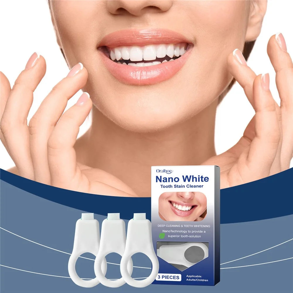 ORALHOE OR-A04-0423-01 Dental Sponge Cleaner Gentle Oral Care Stain Remover Tooth Whitening Tool - 5