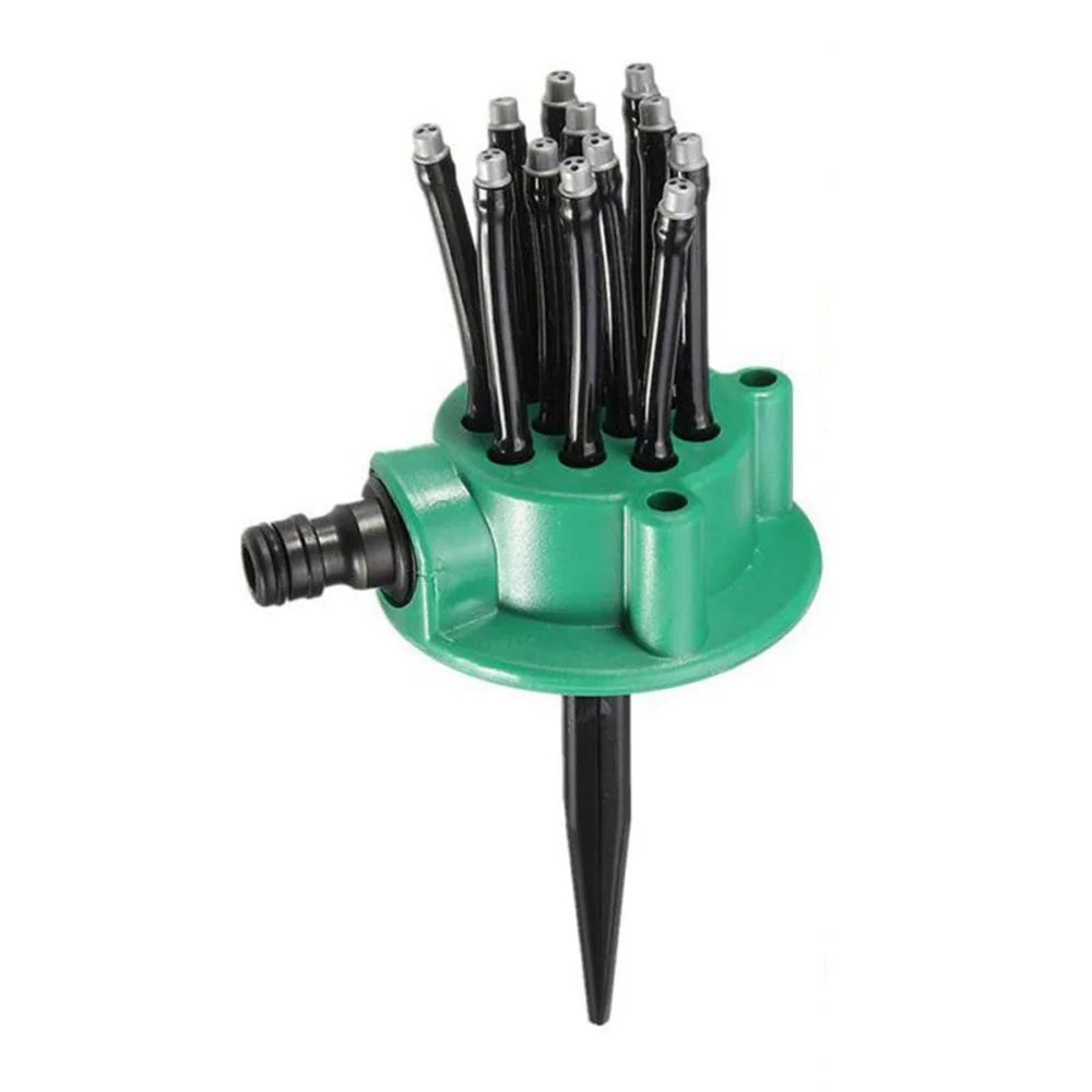 Garden Sprinkler 360-Degree Automatic Sprinkler Multiple Head Adjustable Outdoor Yard Sprinkler System Garden Garden Irrigation Tool - 1