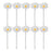 G329 10Pcs / Set Simulated Daisy Shape Garden Stake Outdoor Courtyard Patio Lawn Decoration - 1
