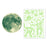 2Pcs / Set Glow in the Dark Astronaut Wall Stickers Space Theme Self Adhesive Decals for Kids Bedroom - 1