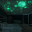 2Pcs / Set Glow in the Dark Astronaut Wall Stickers Space Theme Self Adhesive Decals for Kids Bedroom - 3