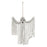 Halloween Handmade Woven White Ghost Tapestry Spooky Holiday Wall Hanging Decoration, Size S - 1