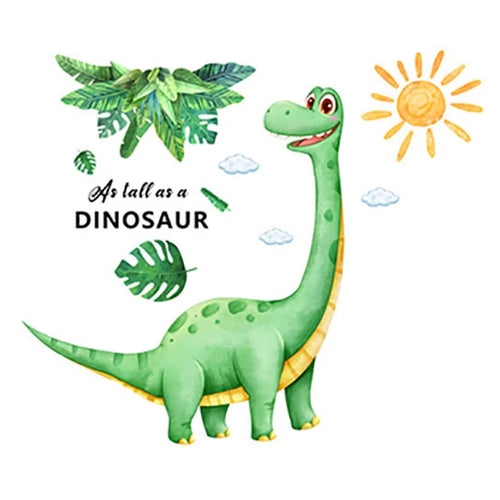 Cartoon Dinosaur Wall Sticker Self Adhesive Decorative Wallpaper Removable PVC Decal for Kids Room - BM2062 - 1