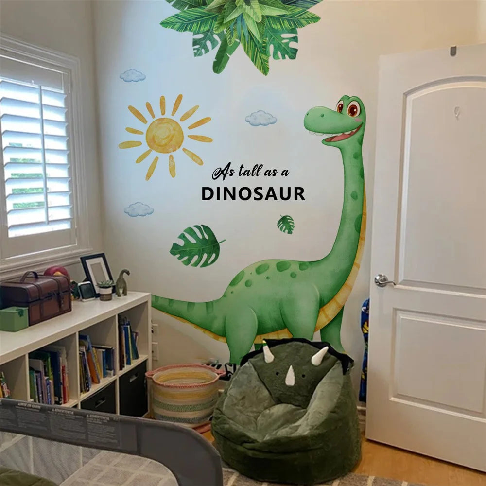 Cartoon Dinosaur Wall Sticker Self Adhesive Decorative Wallpaper Removable PVC Decal for Kids Room - BM2062 - 3