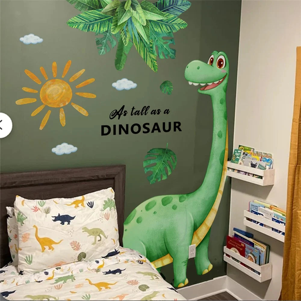 Cartoon Dinosaur Wall Sticker Self Adhesive Decorative Wallpaper Removable PVC Decal for Kids Room - BM2062 - 4