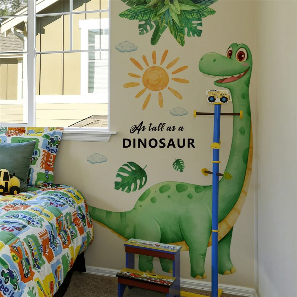 Cartoon Dinosaur Wall Sticker Self Adhesive Decorative Wallpaper Removable PVC Decal for Kids Room - BM2062 - 5