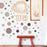 6Pcs / Set Polka Dot Pattern Decorative Wall Stickers Self Adhesive Removable PVC Decals - Style A - 4