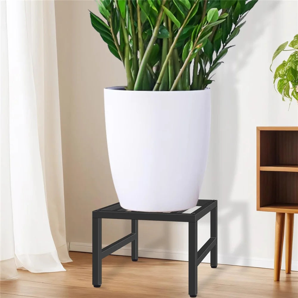 Metal Plant Stand Indoor Outdoor Display Rack Flower Pot Holder for Garden Living Room Balcony - 2