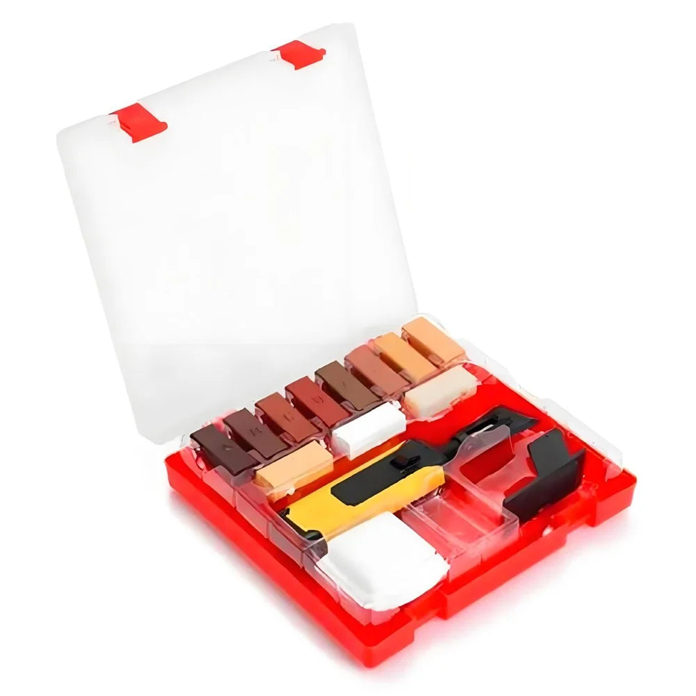 Wood Floor Repair Kit Furniture Restoration Set Hardwood Flooring Touch Up Tools for Scratch  /  Dent  /  Crack Fixing - 1