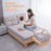 4Pcs Bed Sheet Fasteners Universal Anti Slip Clip Holders Invisible Pinless for Bedding / Mattress Cover - White - 3