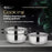 22cm Stainless Steel Thicken Soup Pot Double Handle Gas Stove Cookware with Glass Lid (BPA Free, No FDA) - 4