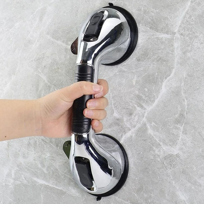 Bathroom Children Elderly Safety Handle Suction Cup Grab Bar for Bathtub Wall Glass Door - 2