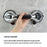 Bathroom Children Elderly Safety Handle Suction Cup Grab Bar for Bathtub Wall Glass Door - 4