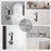 Bathroom Children Elderly Safety Handle Suction Cup Grab Bar for Bathtub Wall Glass Door - 6