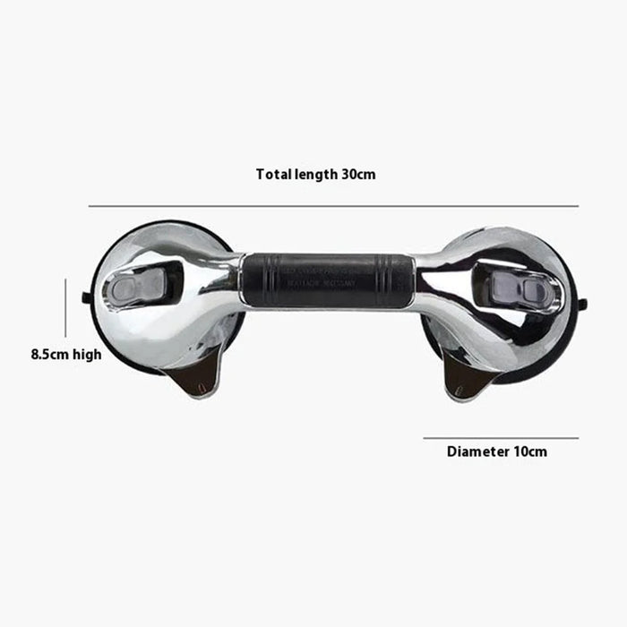 Bathroom Children Elderly Safety Handle Suction Cup Grab Bar for Bathtub Wall Glass Door - 7