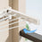 Foldable Clothes Drying Rack Space Saving ABS Carbon Steel Balcony Indoor Laundry Hanger, 70cm Length - 6